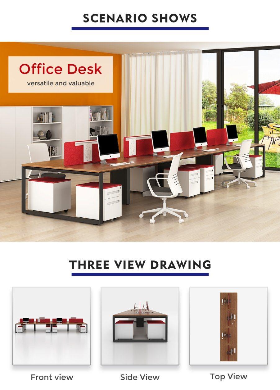 Commercial Furniture Modular Office Desk 8 Person Office Workstation