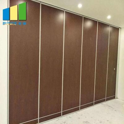Acoustic Moving Wooden Decorative Movable Partition Door Design for Hotel
