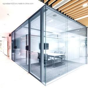 Europe Style Aluminum Frame Clear Glass Partition Wall Office Glass Partition