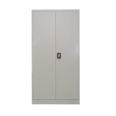 Knock Down Structure Two Door Metal Cupboard Lockable Steel File Cabinet