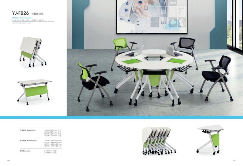 Folding Stackable Standing Foldable Laptop Computer Study Office Table Training Desk