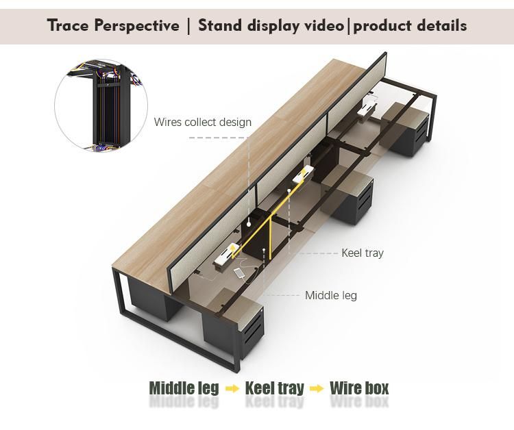 Morden Simple Table Design Computer Seat Professional Furniture Office Desk