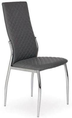 High Quality Fabric Leather High Stool Bar Chair with Back