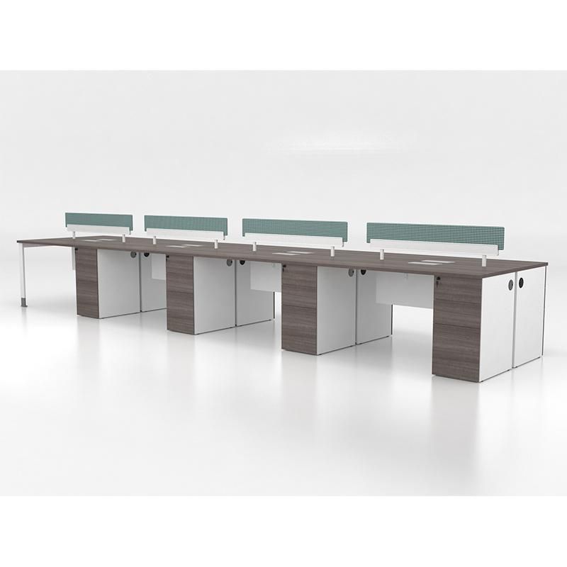 High Quality Modern Office Desk Furniture 8 Person Office Workstations