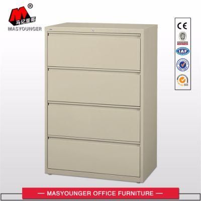 Metal Furniture Lateral 4 Drawer Steel Filing Cabinet