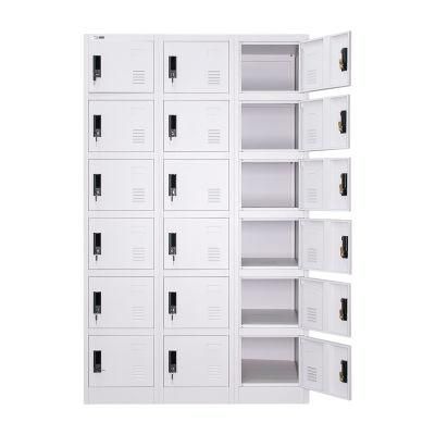 Personal Patient Padlock Storage Lockers with 18 Door