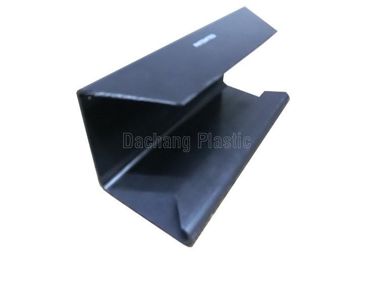 Black Armrest Plastic Extruded Profile