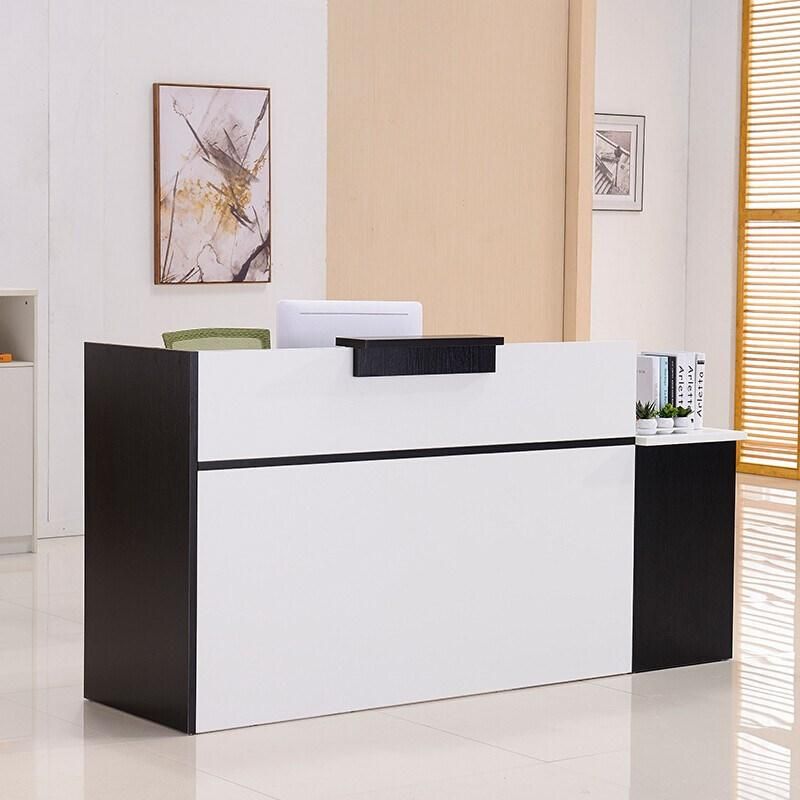 Hl-034A 2021 Top Quality Mix Color Salon Reception Table Consult Table for Sale Cashier Desk Check-out Counter Checkstand