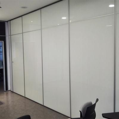 85mm Aluminum Frame Sliding Partition Walls Movable with Melamine Surface