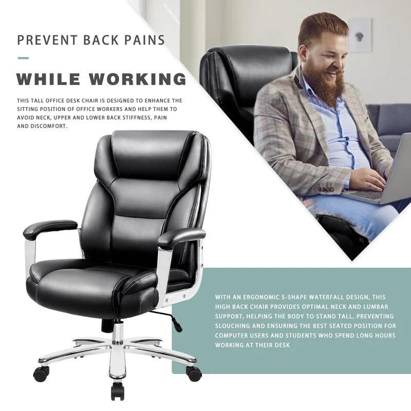 Leather Director CEO Revolving Luxury Big Boss Executive Office Chair