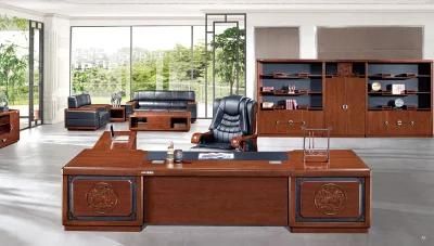 Luxury Large Wooden Exclusive Office Furniture Desks (FOH-B8B361)