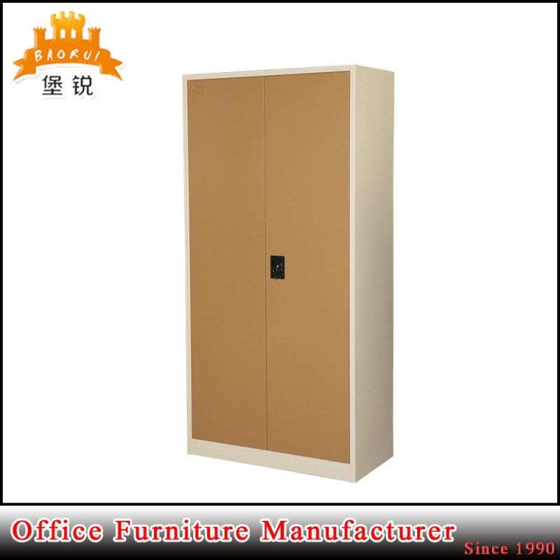 Beige Color Inside 4 Shelves Metal Office Document Storage Cupboard
