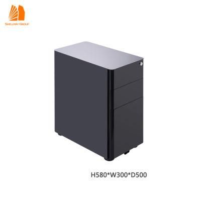 Office Steel Filing Cabinet Metal Storage Color Customized Mobile Pedestal