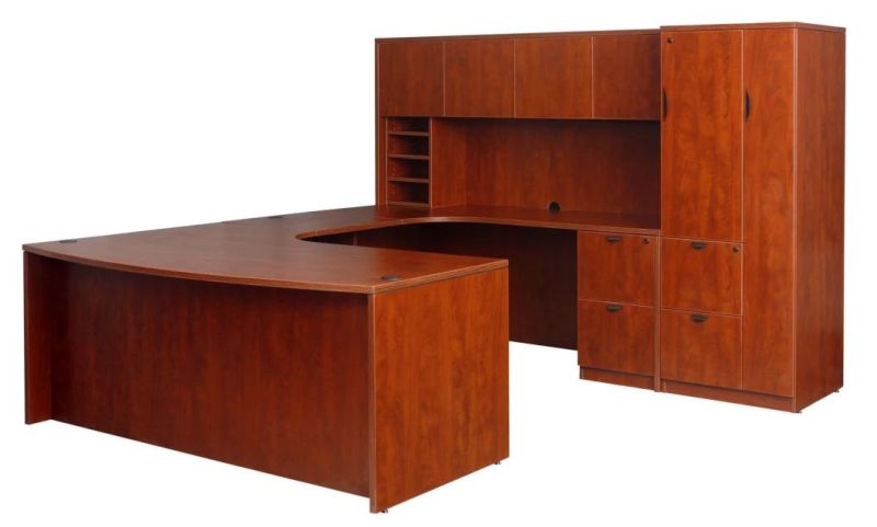 Wholesale Modern MFC Wooden Office Furniture Computer Desk Office Workstation