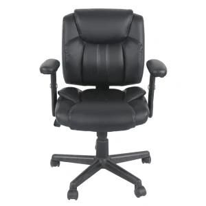 Simple Office Staff Chair with Black PU Upholstered