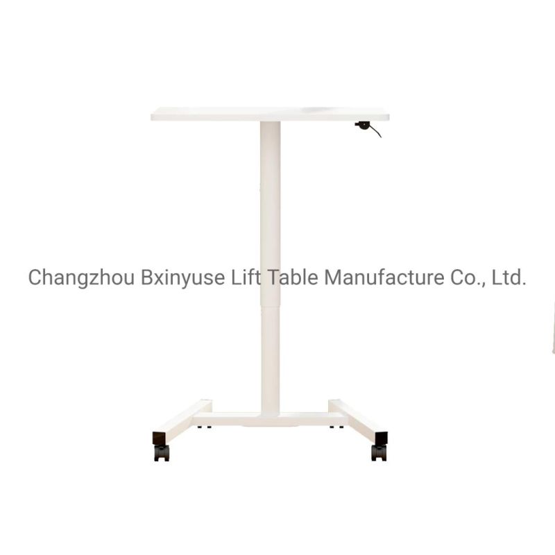 Crescent Moon Shape Gas Spring Standing Table