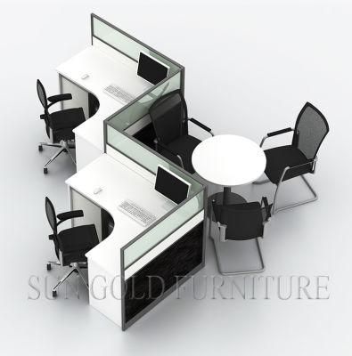 China Office Furniture 2 Person Office Workstation with Partition Wall (SZ-WS813)