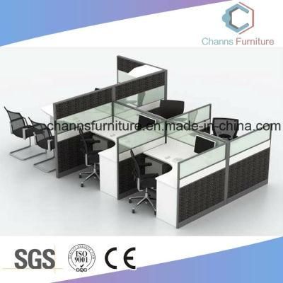 Modern Five Seats Computer Tables Office Workstation with Partititon (CAS-W1889)