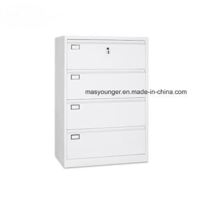 Metal Office Furniture Lateral 4 Drawer Filing Cabinet
