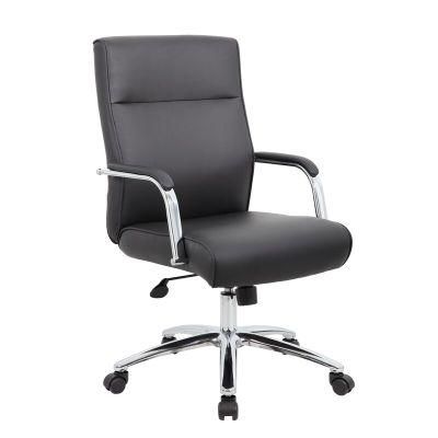 Silk Upholstery PU Leather Adjustable Executive Conference Office Chair