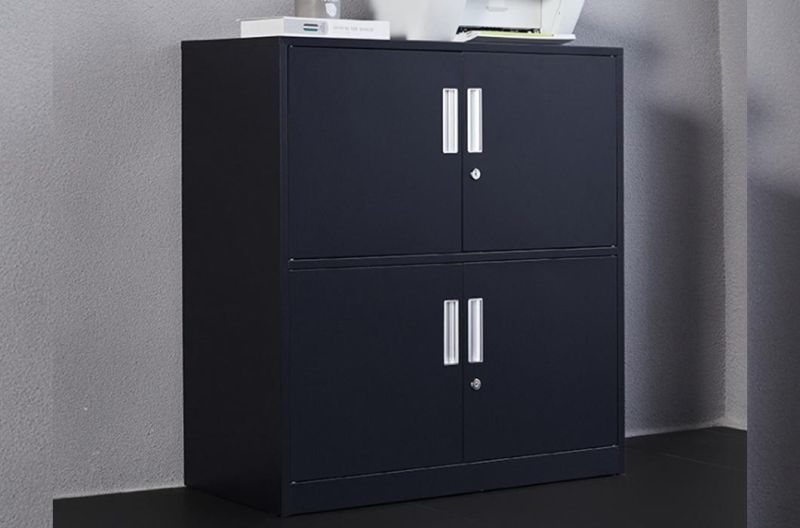 Office Steel 4 Doors Filing Cabinet Metal Cupboard