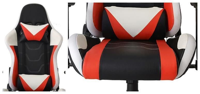 Silla Gamer RGB Light Large LED Gaming Chair with Wheels