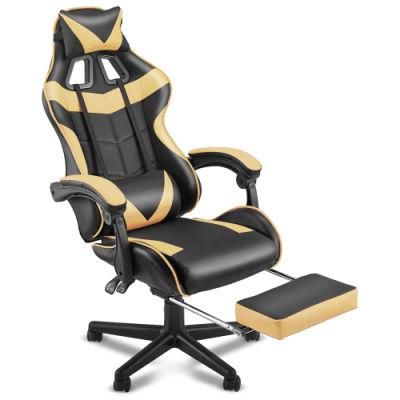 Factory Wholesale Leather Gaming Chair Computer with Footrest