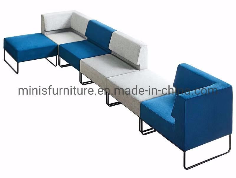 (M-SF28) Modern Unique Design Hotel Lounge/Office Pucbic Area Leisure Sofa Set with Stool and Coffee Table