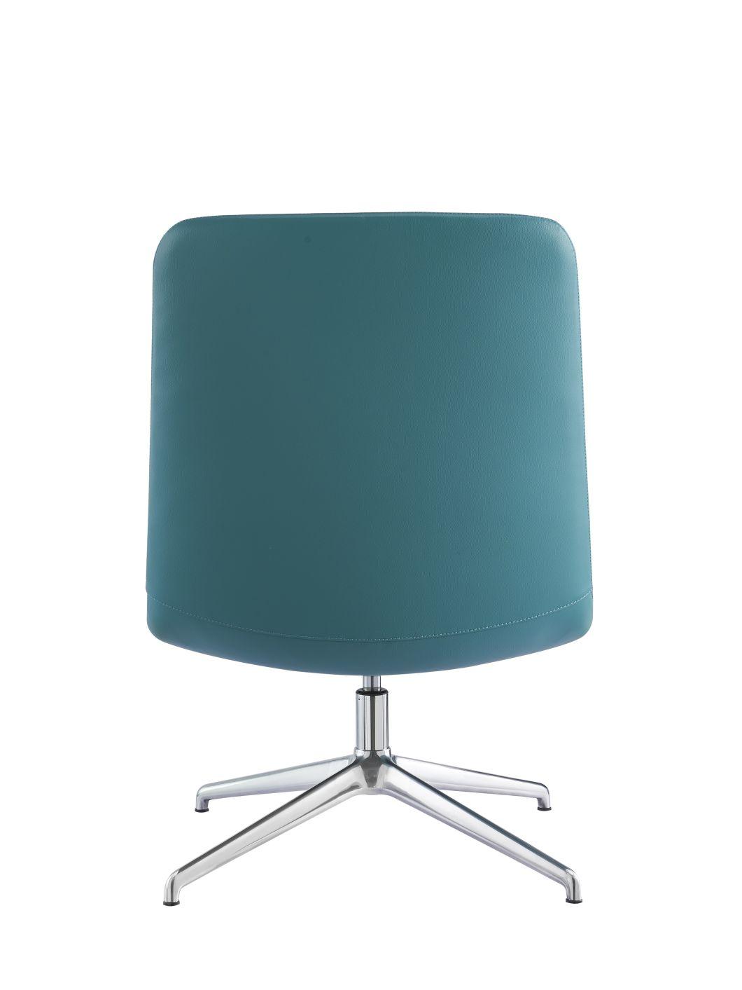 Classic Fashion Middle Leisure Lounge Seating PU Leather Boss Manager Executive Ergonomic Eco-Friendly Home Office Chair