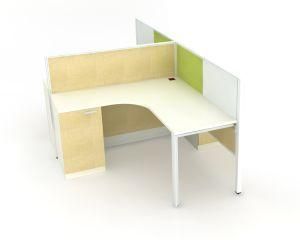 Gcon Company Staff Desk Simple Modern 2-Person Screen Office Workstation