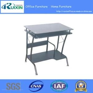 Techni Mobili Glass Top Computer Desk, Clear (RX-8505)