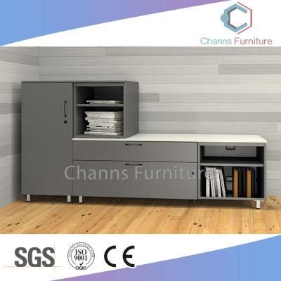 New Design Fashion Elegant Wooden Style Low Storage Office Cabinet (CAS-FC18504)