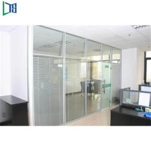 Soundproof Modern Full Height Aluminum Material Frame Fixed Glazed Wall Office Furniture Glass Partition