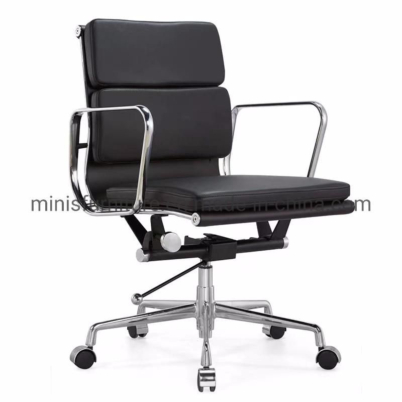 (MN-OC281) High Quality Black Synthetic Leather Office Conference Chair Furniture