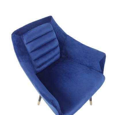 Design Velvet Home Office Chair, Adjustable Swivel Rolling Vanity Chair
