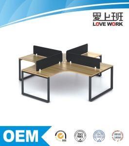 Traditional Modular Stainless Steel Leg Office Workstation