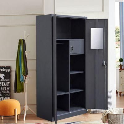 Modern Office Furniture Wall Clothes Locker Metal Filing Cabinet Kitchen Cupboard Wardrobe