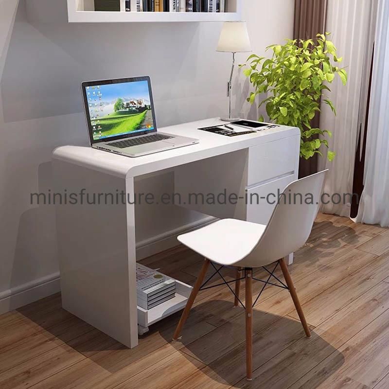 (M-OD1167) Office/Hotel /Home White Study Computer Table PC Desk with Drawers