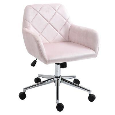 Soft Computer Adjustable Swivel Upholstery Velvet Task Office Chairs