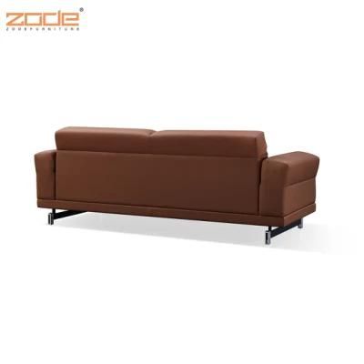 Zode Modern Home/Living Room/Office Furniture Luxury Designs High End Leather Three Seater Sofa Set