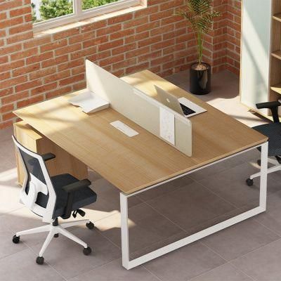 Tech MDF Office Furniture Set 2 Person Workstation Office Partitions Workstation