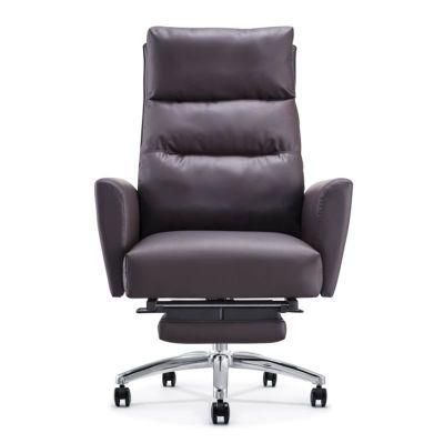 Luxury New Hot Selling High Back Black PU Leather Ergonomic Boss Manager Computer Executive Ergonomic Office Chair