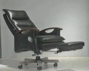 Adjustable Boss Executive Recliner Leather Massage Office Chair