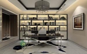 Fashionable MDF Wooden Living Room Bookcase