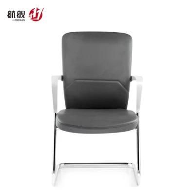 Wholesale Luxury Office Furniture Bow Chrome Metal Leg Visitor Chair