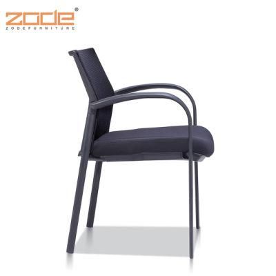 Zode Metal Frame Fabric Armless Stacking Chair Office Visitor Chair Training Staff Used Conference Room Guest Chair