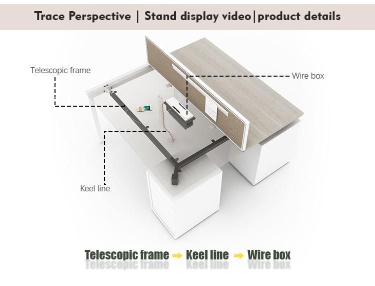 High Quality Steel Material Office Computer Workstation