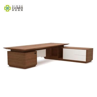 New Melamine L Shape Office Furniture Executive Table Boss Desk