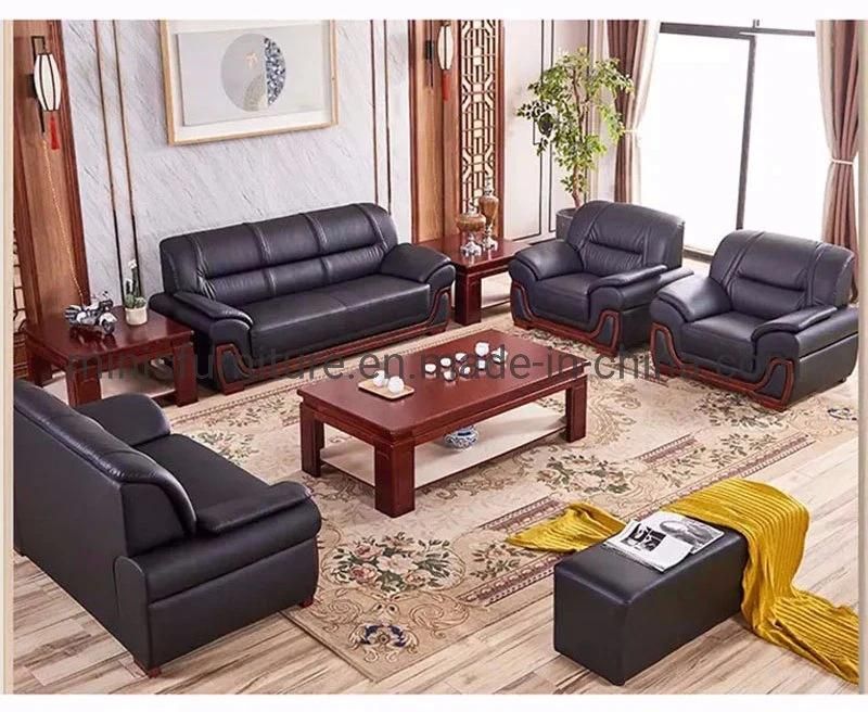 (M-SF24) Hot Sales Popular Vistor Waiting Office Leather Sofa