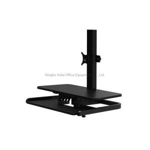 Home Office Furniture Timotion Single Motor Electric Standing Desk Converter
